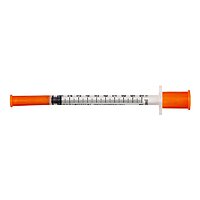 EasyTouch™ Standard Insulin Syringe with Needle 1 mL 27 Gauge 1/2″ Non-Safety