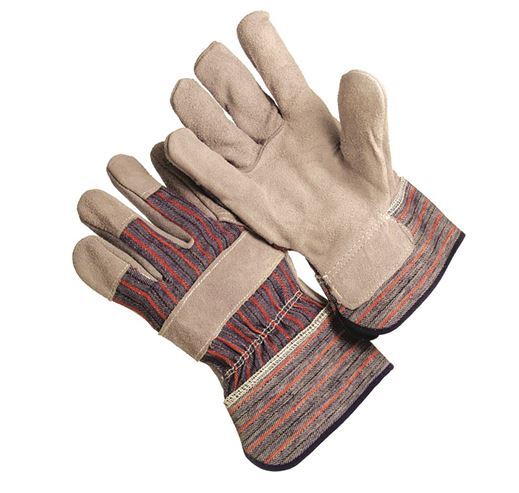 Economic Leather Palm with 2.5” Rubberized Safety Cuff