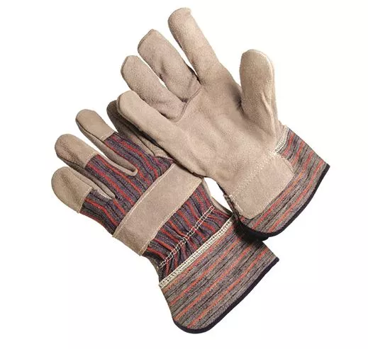 Economic Leather Palm with 2.5” Rubberized Safety Cuff