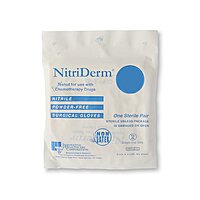 NitriDerm® Surgical Gloves Sterile Nitrile White Chemo Tested (BX/50PR)