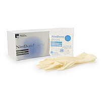 NitriDerm® Surgical Gloves Sterile Nitrile White Chemo Tested (BX/50PR)
