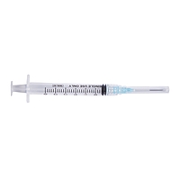 Sol-M™ Standard Hypodermic Syringe with Needle 3 mL 23 Gauge 1 Inch NonSafety Sol-M™ Standard Hypodermic Syringe with Needle 3 mL 23 Gauge 1 Inch NonSafety