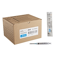 Sol-M™ Standard Hypodermic Syringe with Needle 3 mL 23 Gauge 1 Inch NonSafety Sol-M™ Standard Hypodermic Syringe with Needle 3 mL 23 Gauge 1 Inch NonSafety