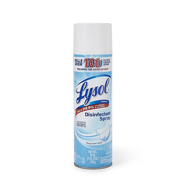 Lysol® Surface Disinfectant Alcohol Based Aerosol Spray 19 oz Crisp Linen Scent