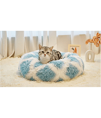 Pado Pet Fluffy Donut Cushion - Pattern (70x20cm) Pado Pet Fluffy Donut Cushion - Pattern (70x20cm)