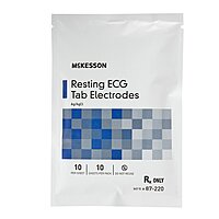McKesson Adult ECG Resting Electrodes Tab Connector (PK/10EA) McKesson Adult ECG Resting Electrodes Tab Connector (PK/10EA)