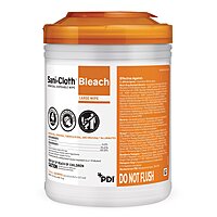 Sani-Cloth® Bleach Surface Disinfectant Cleaner Premoistened Germicidal Wipes 160 Count Canister