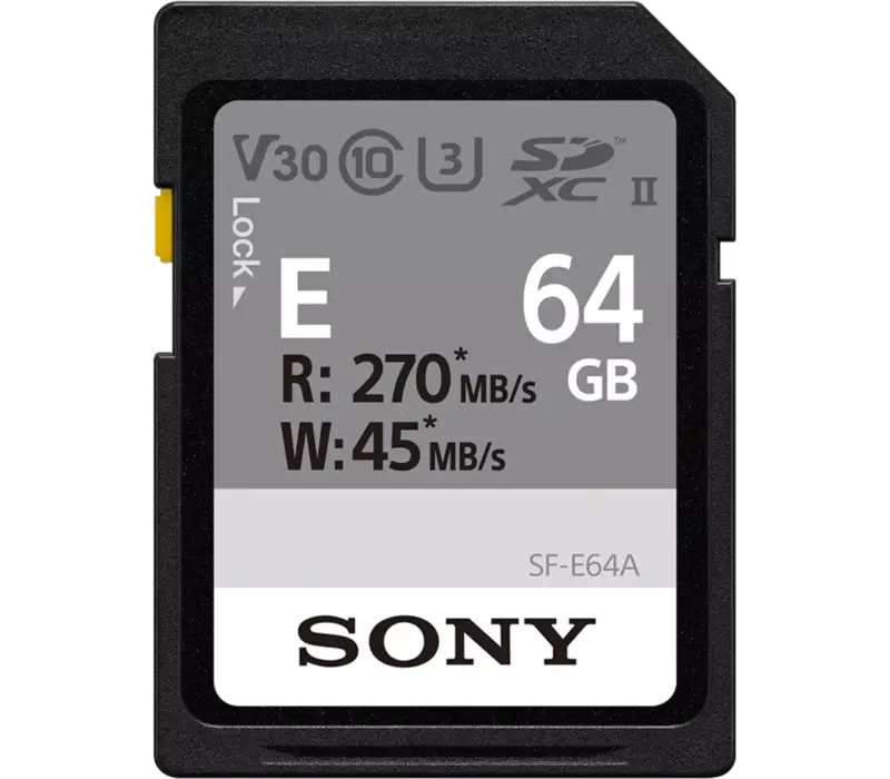 Sony 64GB SF-E Series UHS-II SDXC Memory Card