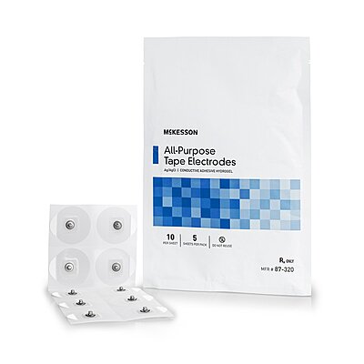 McKesson Adult ECG Monitoring Electrodes Snap Connector (PK/50EA)