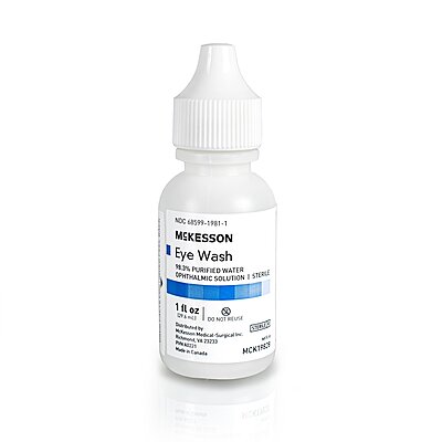 McKesson Eyewash Solution 1 oz Squeeze Bottle (EA)