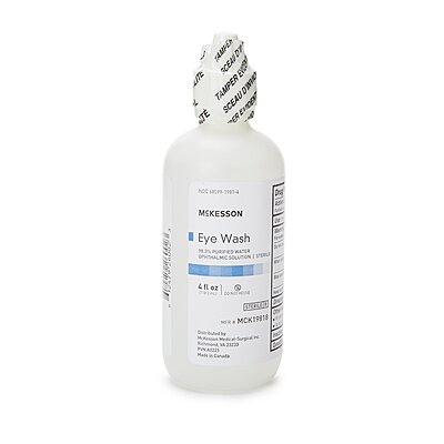 McKesson Eyewash Solution – 4 oz Squeeze Bottle