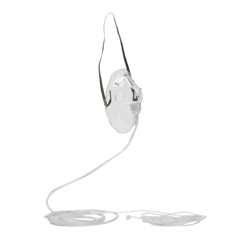 Medline Adult Oxygen Mask Elongated Style Adjustable Strap (EA)