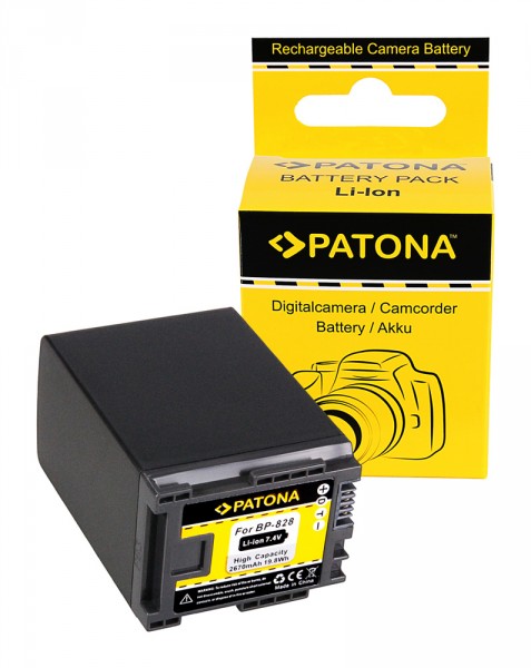 PATONA Battery for Canon HF-G30 Canon XA20 Canon XA25 Canon BP-828 Battery for Canon HF-G30 Canon XA20 Canon XA25 Canon BP-828