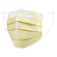 McKesson Procedure Mask – ASTM Level 1, Earloop, Yellow, One Size Fits Most