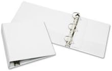 7510013848786, SKILCRAFT Slant D-Ring View Binder, 3 Rings, 1" Capacity, 11 x 8.5, White