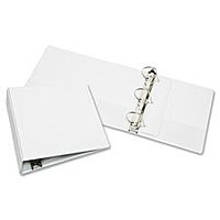 7510013848786, SKILCRAFT Slant D-Ring View Binder, 3 Rings, 1" Capacity, 11 x 8.5, White