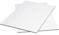Office Depot Brand Corrugated Sheets, 40" x 30", White, Pack of 5