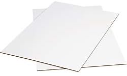 Office Depot Brand Corrugated Sheets, 40" x 30", White, Pack of 5