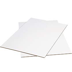Office Depot Brand Corrugated Sheets, 40" x 30", White, Pack of 5