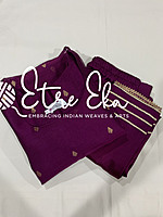 Chanderi Silk Kurti Set with Gotapati Work-Festive Wear- Straight Kurti with Pencil Pant- Chanderi Handloom Kurti Set