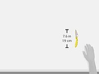 Spyderco Salt 2 Lightweight Knife with 3" H-1 Ultra-Corrosion Resistant Steel Blade and Yellow FRN Handle - PlainEdge