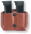 GOULD & GOODRICH Gold Line Double Mag Case with Belt Loops