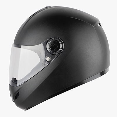 STEELBIRD SBH-2 ROX PLUS DASHING BLACK C/V (L)