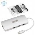 Tripp Lite USB C Docking Station w/ USB-A Hub, x2 HDMI, PD Charging 1080p @ 60Hz, Portable