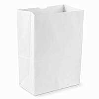 12# White Paper Bags 2/500