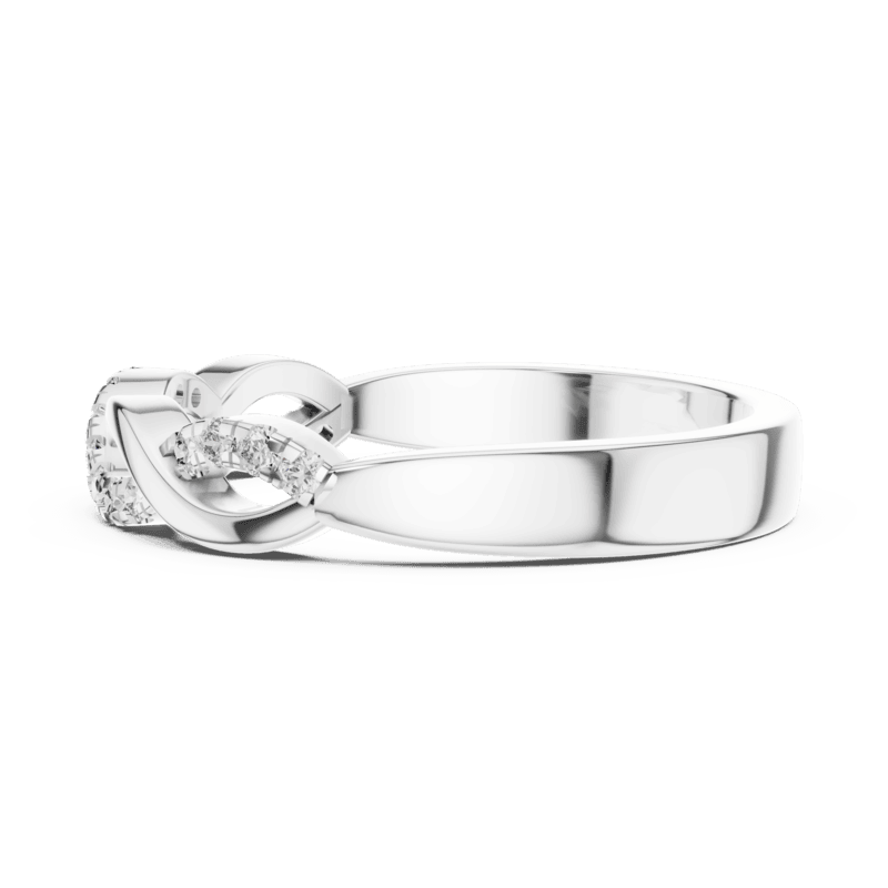 Twirl diamond Band