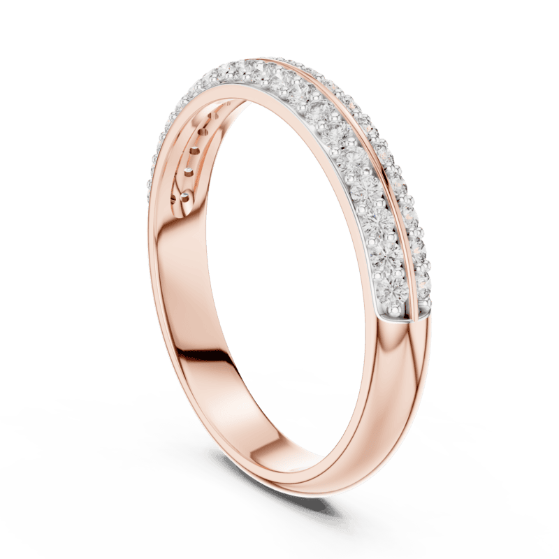 Parallel Pave band 3mm