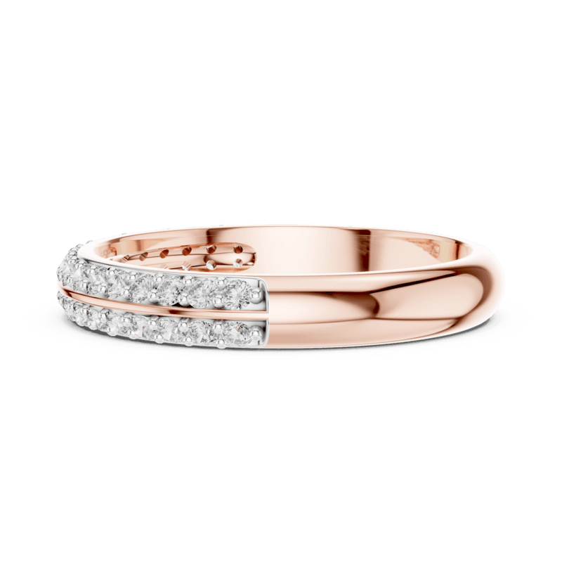 Parallel Pave band 3mm