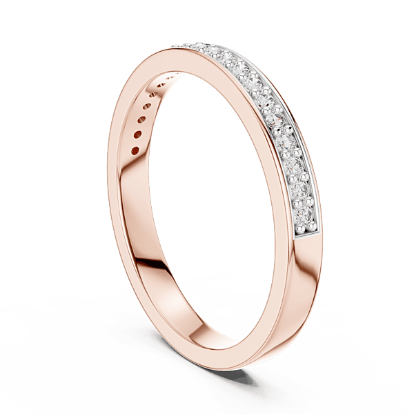 Half eternity band 2.4mm width