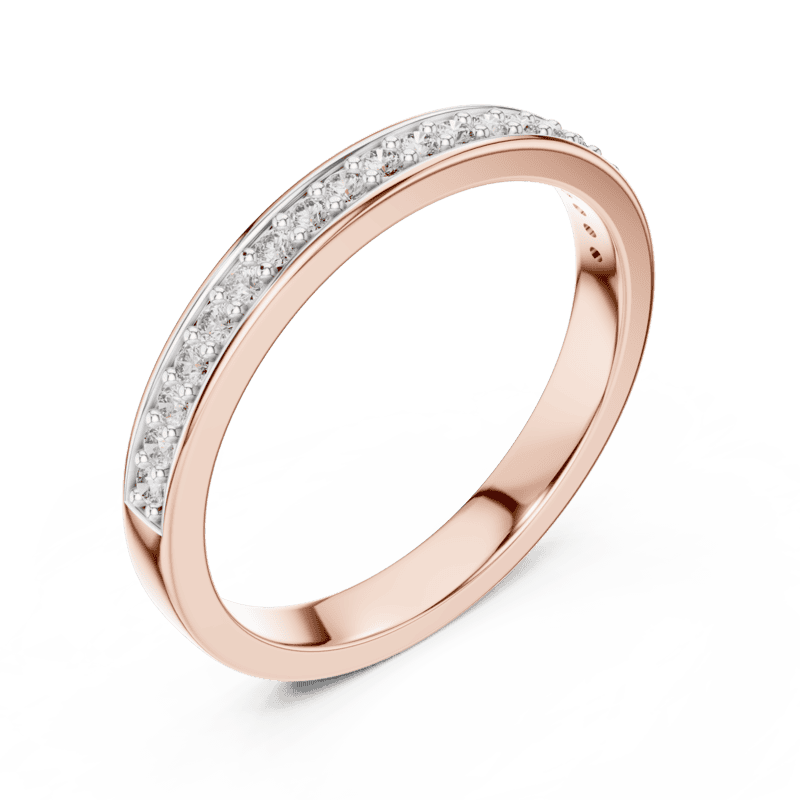 Half eternity band 2.4mm width