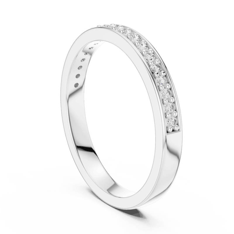 Half eternity band 2.4mm width