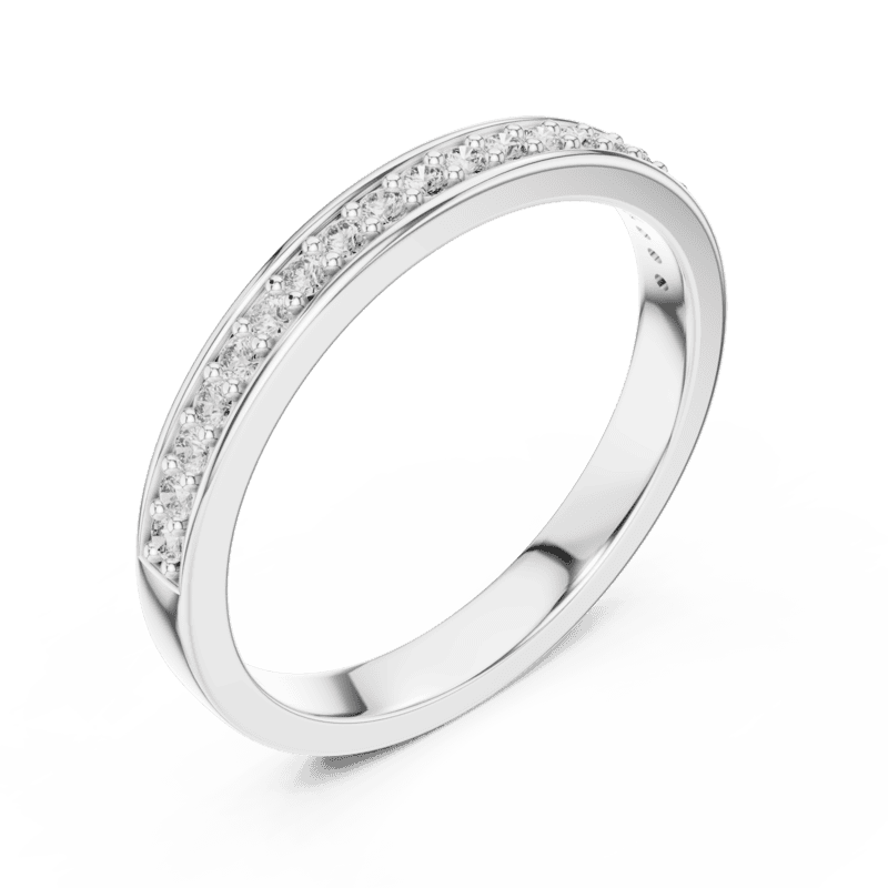 Half eternity band 2.4mm width