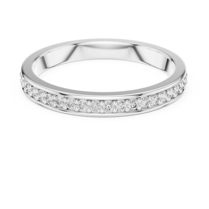 Half eternity band 2.4mm width
