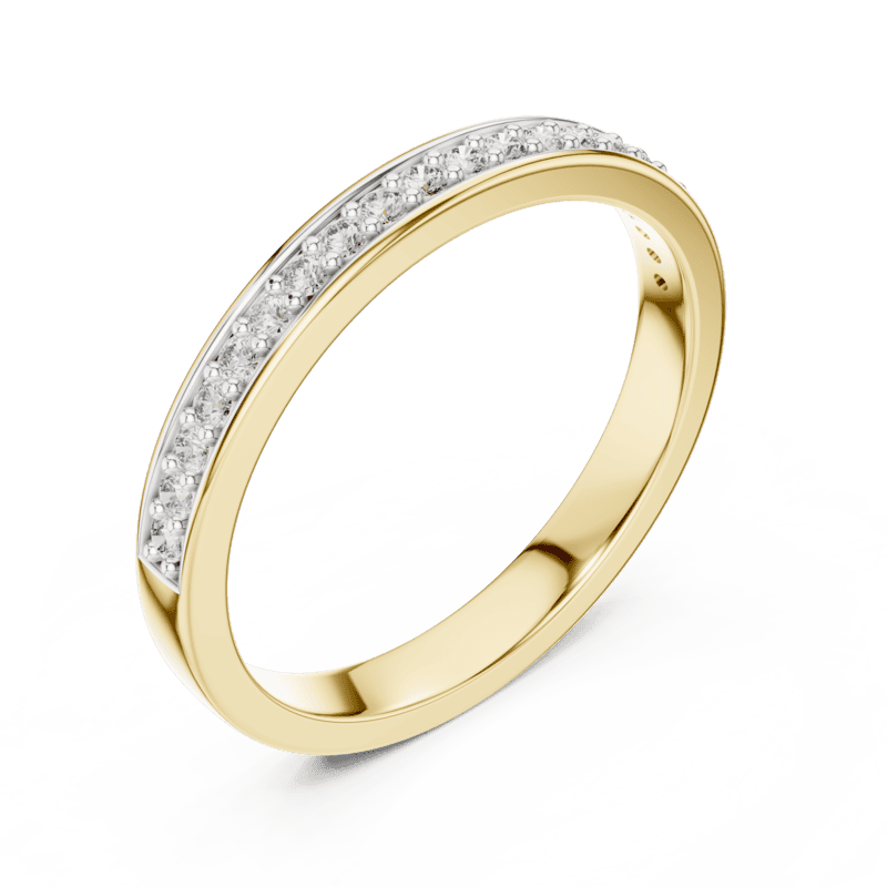 Half eternity band 2.4mm width