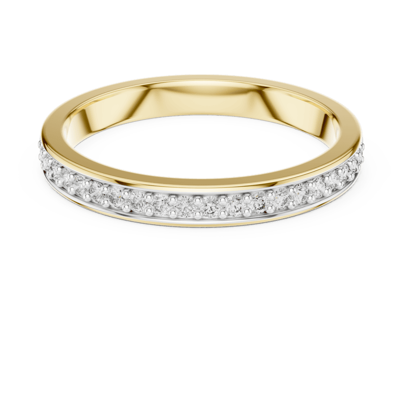 Half eternity band 2.4mm width