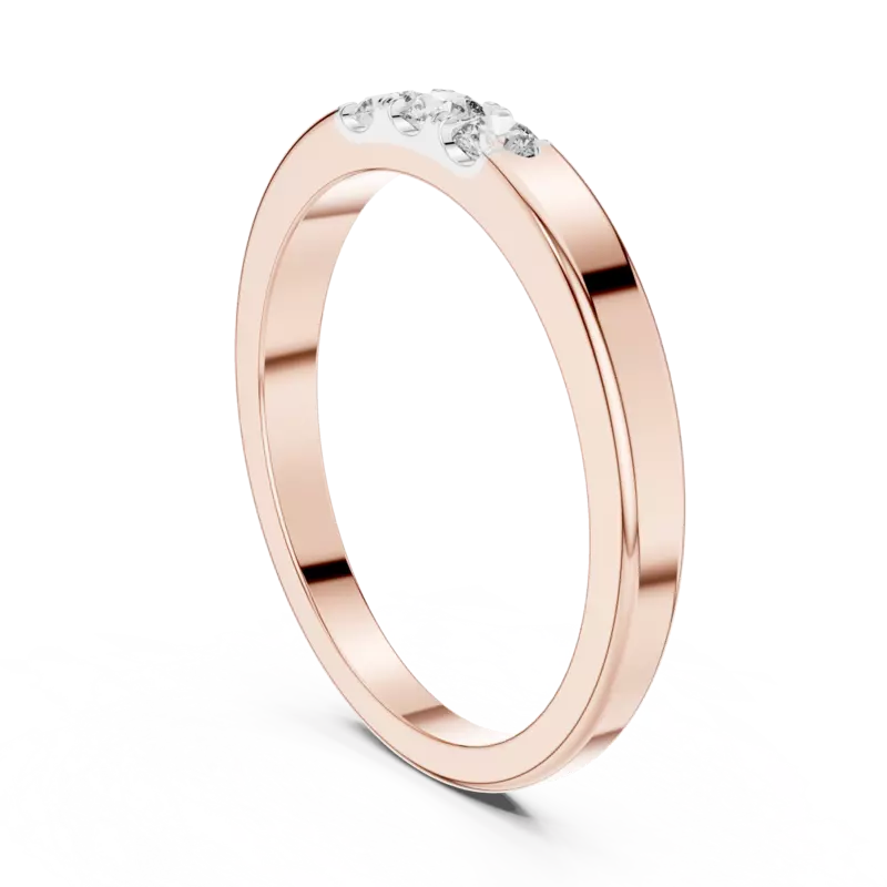 Trinity classic diamond band 2.8mm
