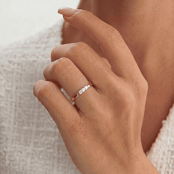 Trinity Classic diamond band 2.8mm