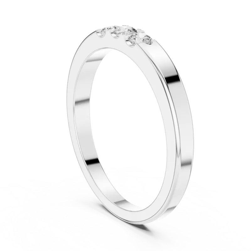 Trinity classic diamond band 2.8mm