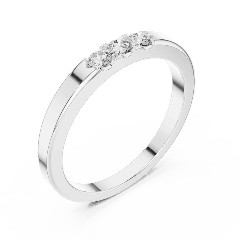Trinity Classic diamond band 2.8mm