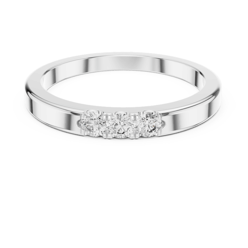 Trinity Classic diamond band 2.8mm