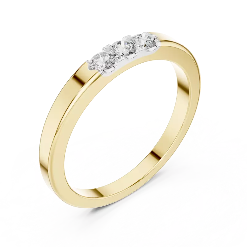 Trinity classic diamond band 2.8mm