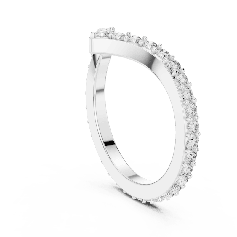 Chevron Diamond Band
