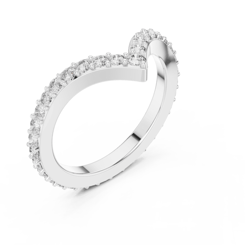 Chevron Diamond Band