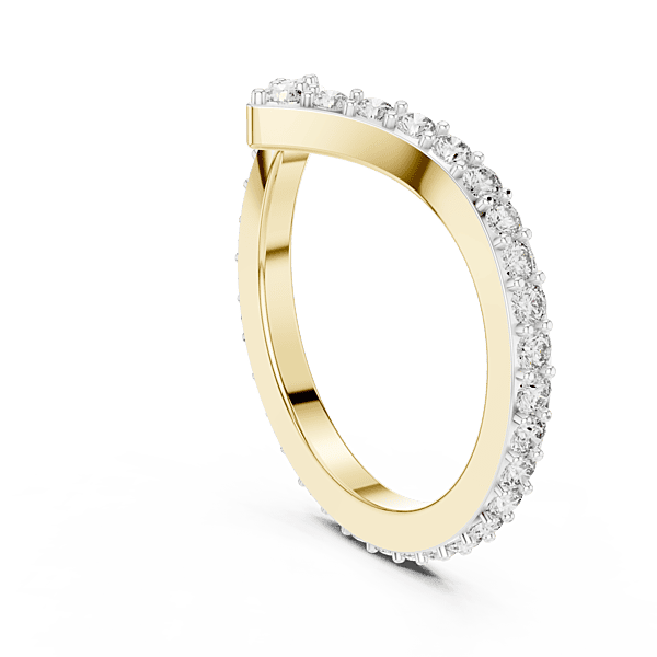 Chevron Diamond Band