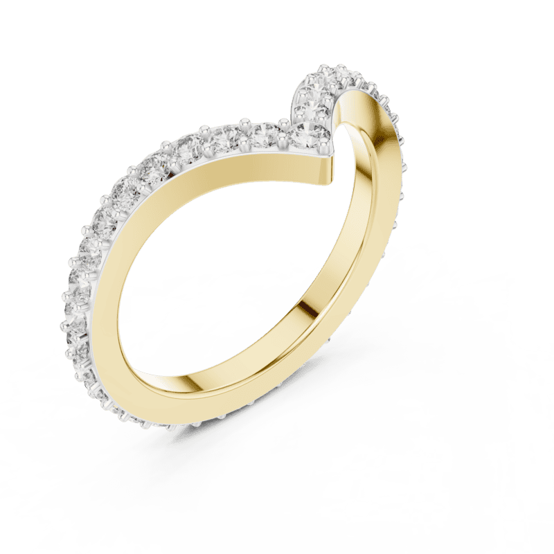 Chevron Diamond Band