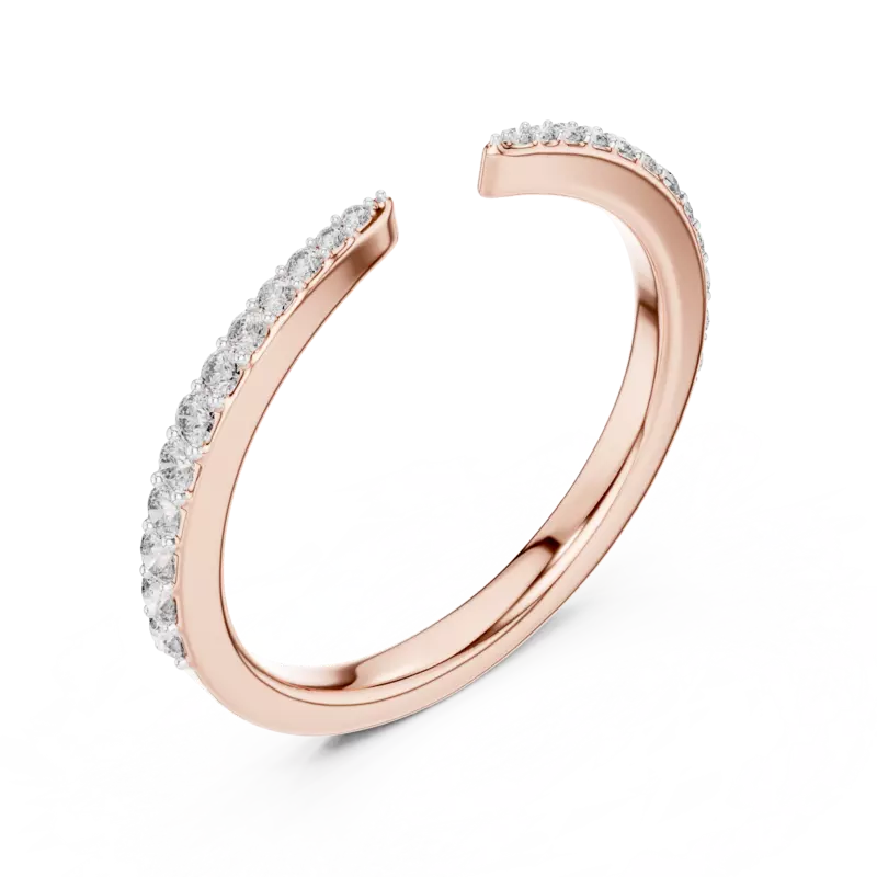 Everlight half eternity band 2.30mm